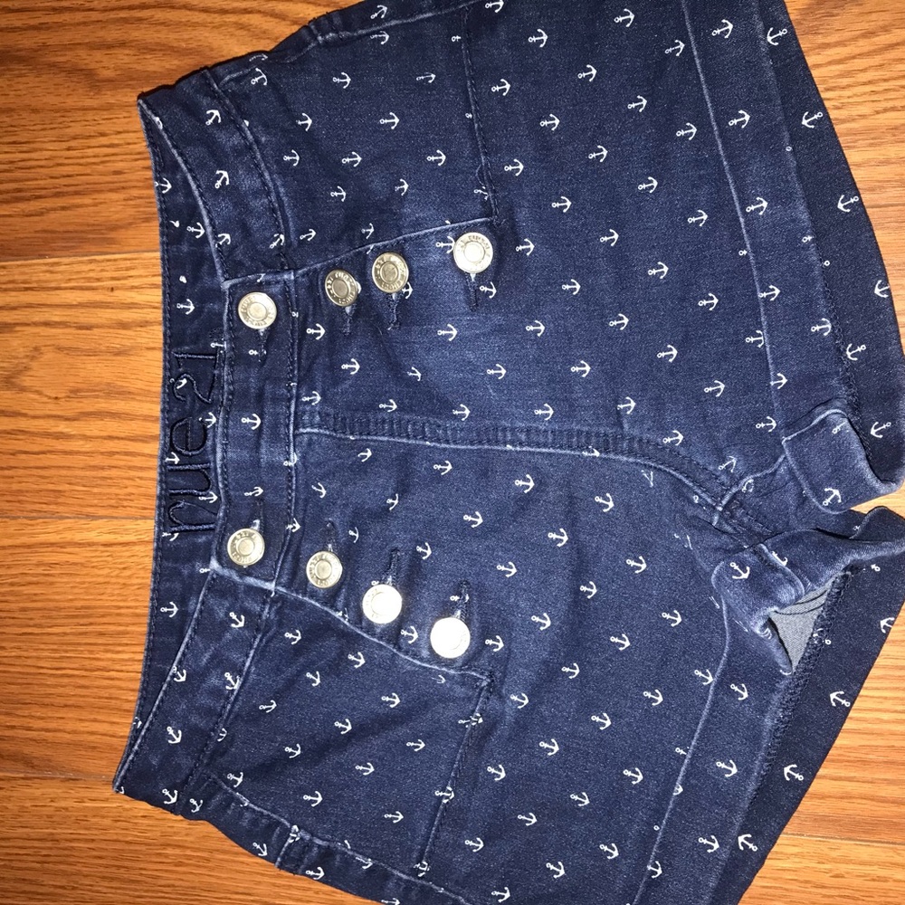 rue 21 high waisted anchor shorts
